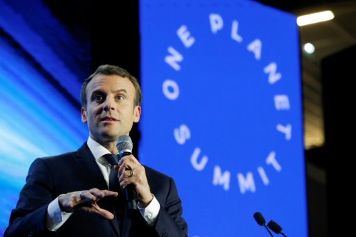 Leaders join France's Macron to discuss climate cash crunch