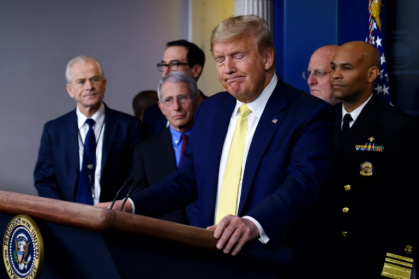 Trump feels the heat as coronavirus stalks US.jpg