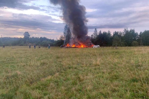 Putin offers 'condolences' after Wagner plane crash
