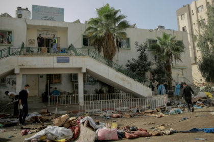 in the ruins of Gaza's largest hospital.jpg in the ruins of Gaza's largest hospital.jpg