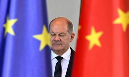 Scholz walks tightrope on trade and politics in China.jpg Scholz walks tightrope on trade and politics in China.jpg