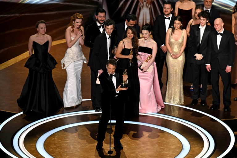 Small-budget sex worker romp 'Anora' triumphs at Oscars