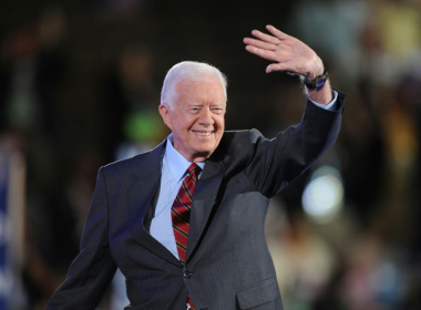 Jimmy Carter, seen here at the Democratic National Convention in 2008, served as US president from 1977 to 1981