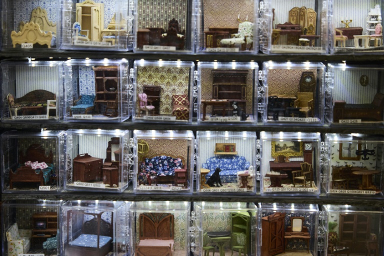 In troubled world, grown-ups find joy in doll's houses