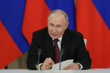 Russian President Vladimir Putin accused Ukraine's Western backers of wanting to 'continue war with Russia' - Gavriil GRIGOROV (AFP)