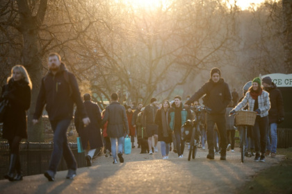 Step up: Walking even just a little more every day could have big health benefits - Tolga Akmen (AFP)