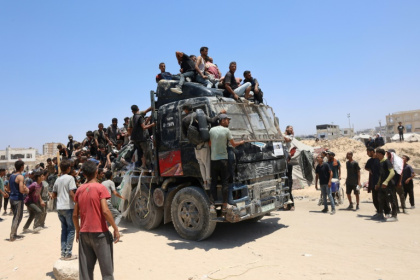 Some aid is getting in to Gaza but not enough to stave off chronic shortages of food and other essentials - Omar AL-QATTAA (AFP)