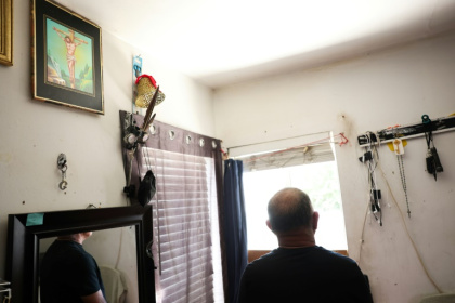 Alberto says he is too scared even to go out to a medical appointment - Patrick T. Fallon (AFP)