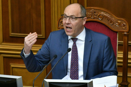 Andriy Parubiy was a leading figure in Ukraine's pro-European protest movements of 2004 and 2014 - GENYA SAVILOV (AFP)