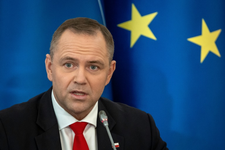 Poland's Nawrocki talks drone defence in Paris and Berlin