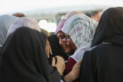 Most of Gaza's population of more than two million people have been displaced at least once during the war - Omar AL-QATTAA (AFP)