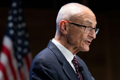 John Podesta, senior advisor to former president Joe Biden, says Trump is trying to erode global consensus on climate change - SAUL LOEB (AFP)