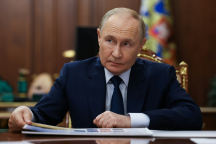 Russian President Vladimir Putin's spokesman rejected US President Donald Trump's latest comments on Russia's offensive in Ukraine - Alexander KAZAKOV (AFP)