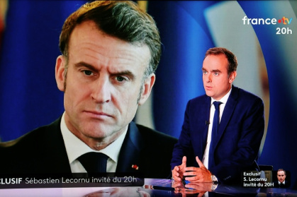 Sebastien Lecornu indicated Macron would name a new premier - Ludovic MARIN (AFP)
