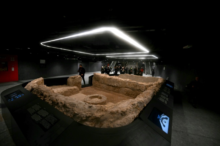 Rome's new Colosseum station reveals ancient treasures