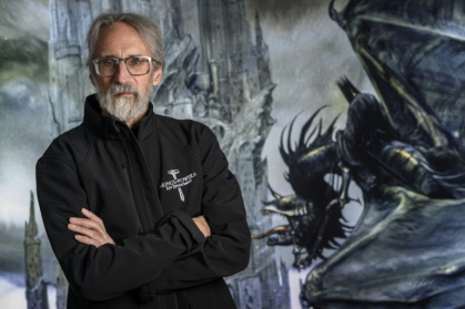 The internationally acclaimed illustrator has also worked on video games and a television series - Fabrice COFFRINI (AFP)