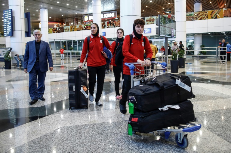 Iran women footballers evacuate from safe house in Australia.