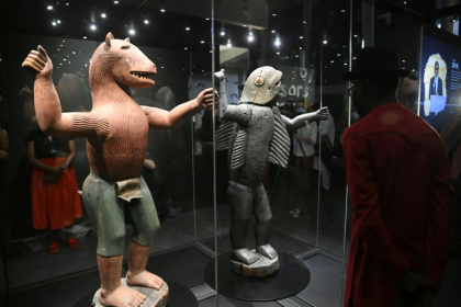 Former colonial powers in Europe have been slowly moving to send back some artworks obtained during their imperial conquests - PIUS UTOMI EKPEI (AFP)