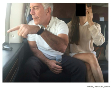 Pictures included in the Epstein files include many aboard the former financier's private jet, with potential victims' faces blacked out - - (AFP)