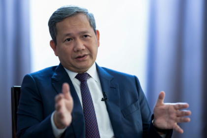 Cambodian Prime Minister Hun Manet conceded online scam centres had indirectly boosted some business activities and provided jobs in the country, but denied Cambodia had profited from the crime rings - JOHN THYS (AFP)