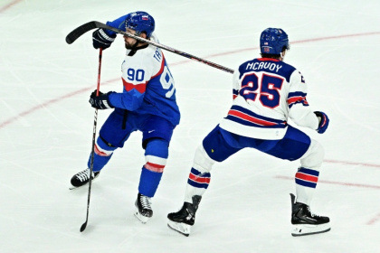 USA's Charlie McAvoy said he was 'certainly sorry' for his team's reaction - JULIEN DE ROSA (AFP)