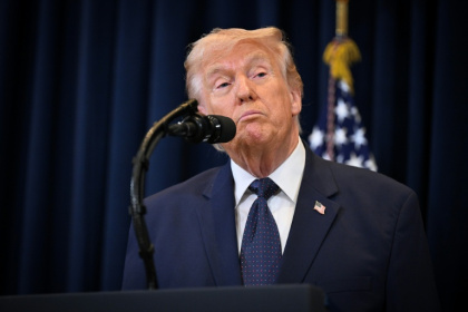 Trump said he will waive some sanctions on oil to boost supply and bring down prices - ROBERTO SCHMIDT (AFP)