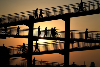 Asian labourers working in the United Arab Emirates have been caufght up in the Middle East war triggered by the US-Israeli assault on Iran - Karim SAHIB (AFP)